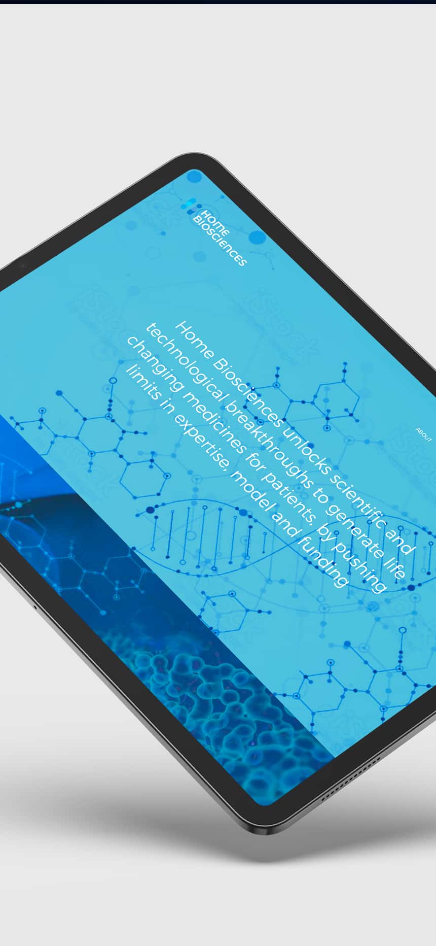 HOME BIOSCIENCES - Conception de l'identité visuelle et du site internet